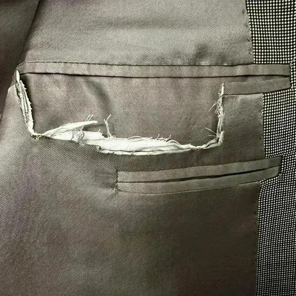 Corneliani Men’s Gray Virgin Wool 100s 2 Button Sport Coat EU Size 50/US 40 - Picture 11 of 15